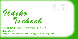 ildiko tschech business card